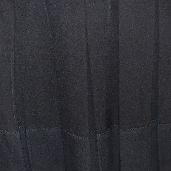 Proenza Schouler NWOT Pleated Silk Drop Waist Mini Dress in Black Size 8 - Picture 9 of 12